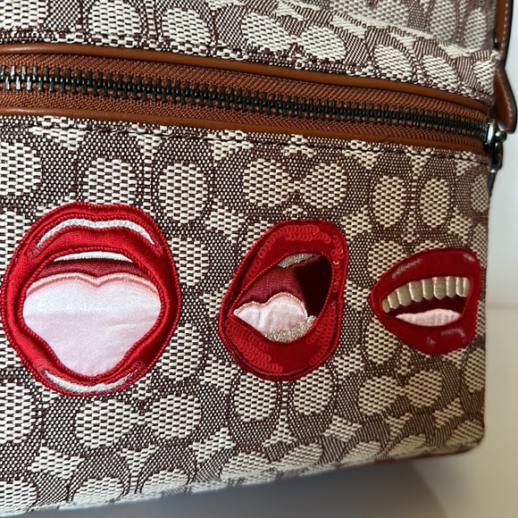 NWT Coach X Tom Wesselmann Charter Backpack Signature Textile Jacquard Purse Bag - Picture 6 of 12